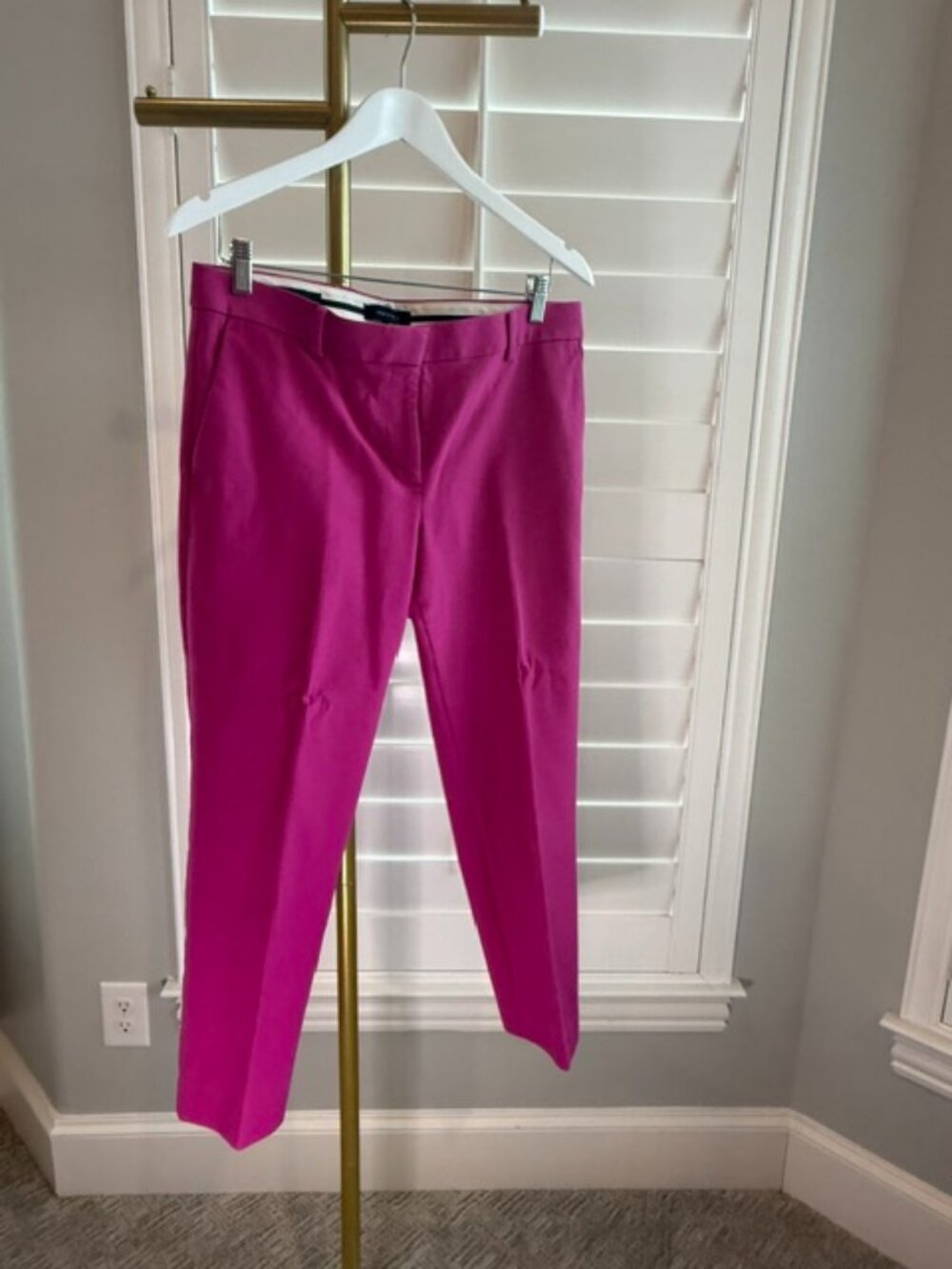 Ann Taylor "Eva" Fuchsia Pink Ankle Pants Size 10